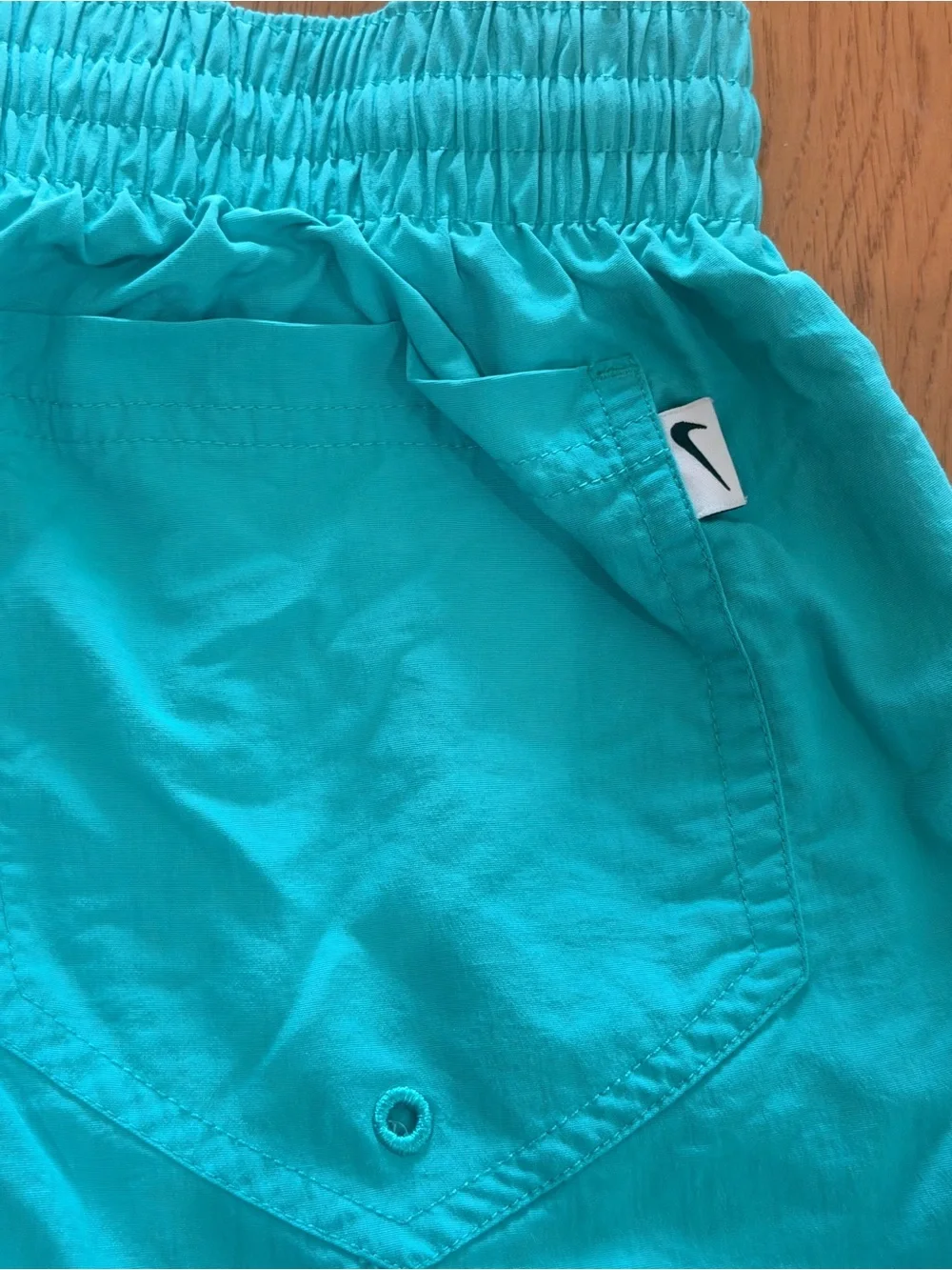Nike Men’s Aqua Blue Swim Trunks